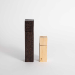 Pfeffermühle aus Nussbaum oder Wenge – Schweizer Mahlwerk, handgemacht