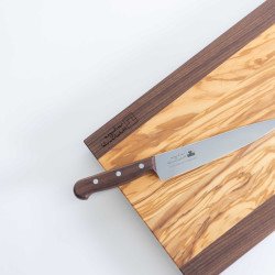 Fleischbrett aus Nussbaum & Olivenholz – Mit oder ohne Tranchiermesser