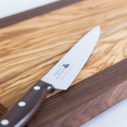 Fleischbrett aus Nussbaum & Olivenholz – Mit oder ohne Tranchiermesser