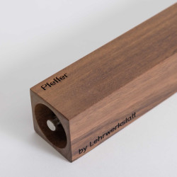 Pfeffermühle aus Nussbaum oder Wenge – Schweizer Mahlwerk, handgemacht