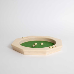 Würfelbrett aus Ahornholz – Stilvolles Spiel-Accessoire & Geschenkidee | Engadiner Lehrwerkstatt