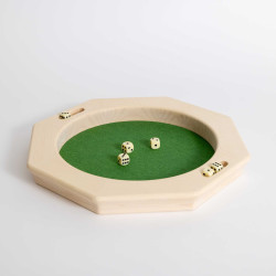 Würfelbrett aus Ahornholz – Stilvolles Spiel-Accessoire & Geschenkidee | Engadiner Lehrwerkstatt